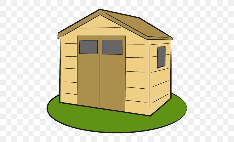 Shed Siding Facade House, PNG, 500x500px, Shed, Building, Cartoon, Facade, Garden Buildings Download Free