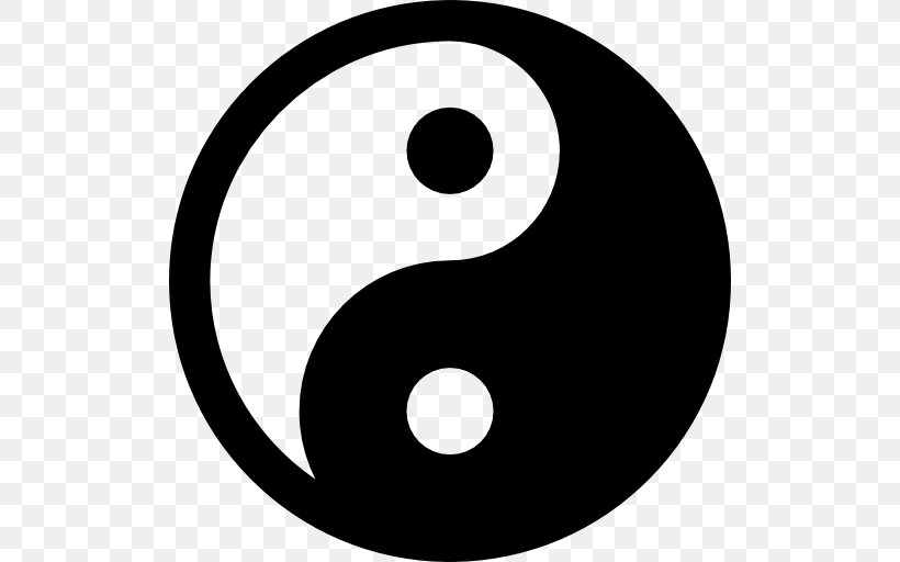 Yin And Yang Symbol Clip Art, PNG, 512x512px, Yin And Yang, Black And White, Infinity Symbol, Monochrome, Monochrome Photography Download Free