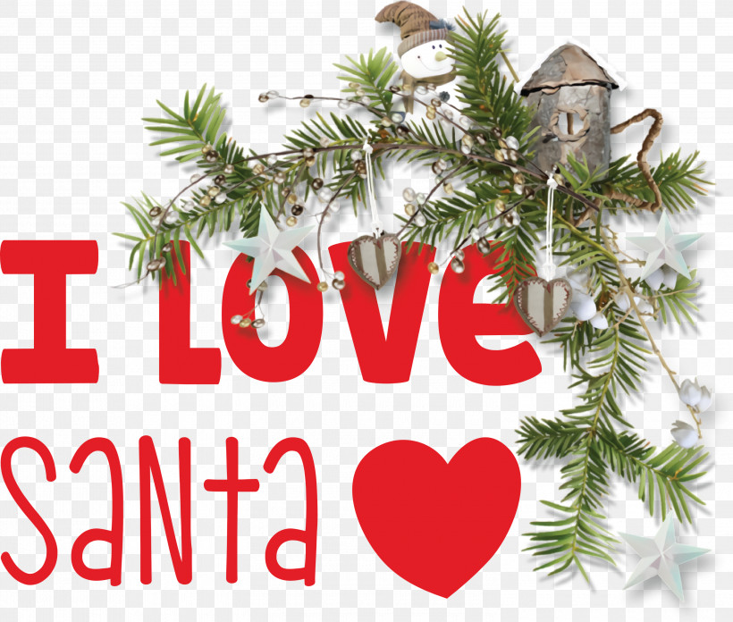 I Love Santa Santa Christmas, PNG, 3000x2548px, I Love Santa, Animation, Christmas, Christmas And Holiday Season, Christmas Day Download Free