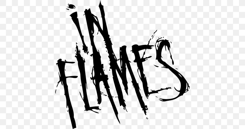 In Flames A Sense Of Purpose Heavy Metal Logo, PNG, 450x433px, In Flames, Arm, Art, Black, Black And White Download Free