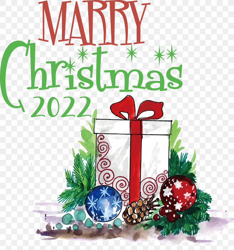 Merry Christmas, PNG, 5881x6281px, Merry Christmas, Watercolor, Xmas Download Free
