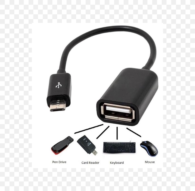 Computer Mouse Battery Charger USB On-The-Go Electrical Cable, PNG, 800x800px, Computer Mouse, Ac Adapter, Adapter, All Xbox Accessory, Android Download Free