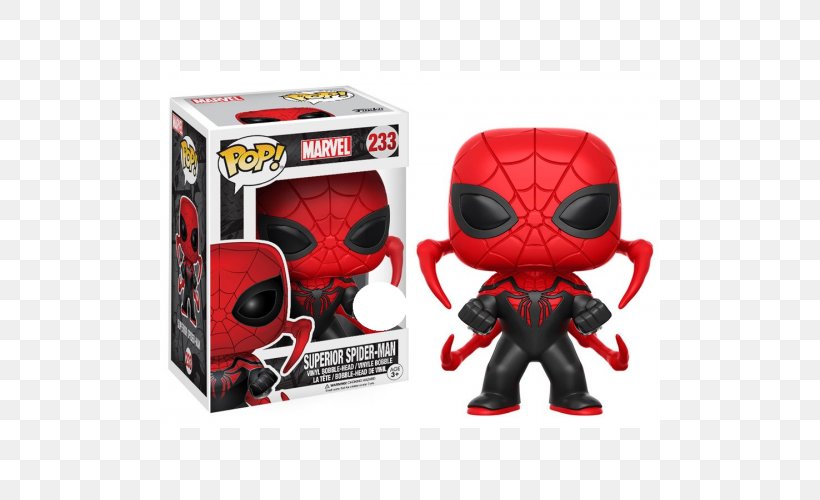 Spider-Man Dr. Otto Octavius San Diego Comic-Con Marvel Heroes 2016 Funko, PNG, 500x500px, Spiderman, Action Figure, Action Toy Figures, Bobblehead, Designer Toy Download Free