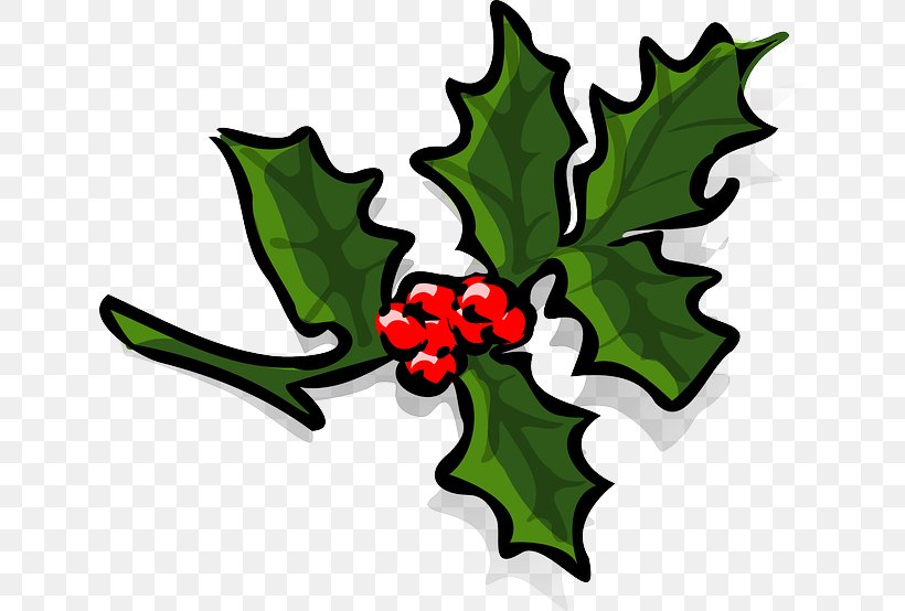 Holly Christmas Clip Art, PNG, 640x554px, Holly, Aquifoliaceae, Aquifoliales, Artwork, Christmas Download Free