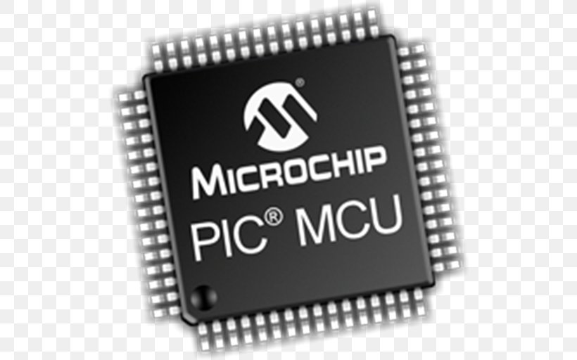 PIC Microcontroller Microchip Technology MPLAB Electronics, PNG, 512x512px, Pic Microcontroller, Atmel, Brand, Circuit Component, Digital Signal Processor Download Free