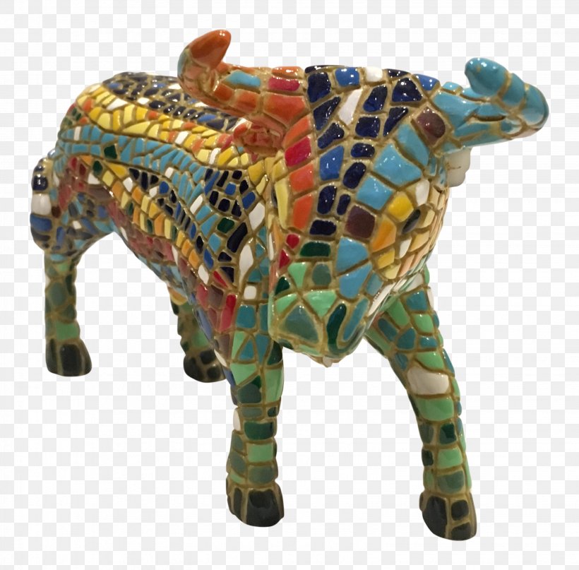 Mosaic Barcelona Bull Indian Elephant, PNG, 3066x3020px, Mosaic, Animal, Animal Figure, Art, Barcelona Download Free