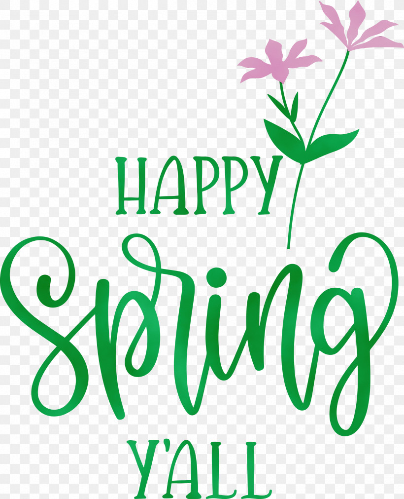 Logo Text Leaf Menu, PNG, 2431x3000px, Happy Spring, Leaf, Logo, Menu, Paint Download Free