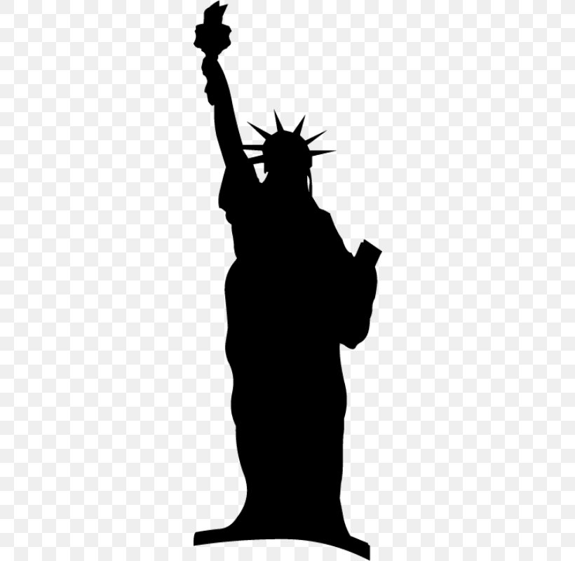 Statue Of Liberty Building Silhouette, PNG, 800x800px, Statue Of Liberty, Artwork, Black And White, Building, Drawing Download Free