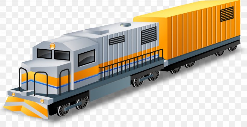 Rail Transport Train, PNG, 3840x1967px, Rail Transport, Cargo, Freight Transport, Intermodal Container, Locomotive Download Free