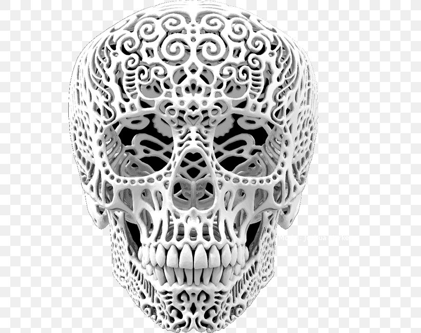 Calavera For The Love Of God Skull Art, PNG, 553x650px, 3d Printing, Calavera, Art, Black And White, Bone Download Free