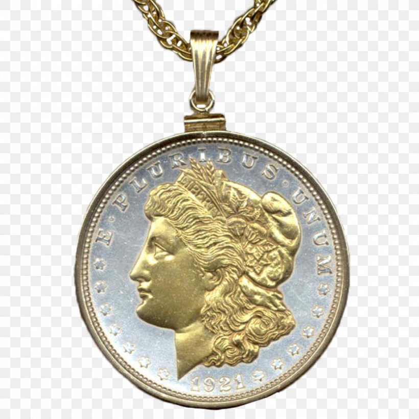 Dollar Coin Locket Morgan Dollar Medal, PNG, 1000x1000px, Coin, Bolo Tie, Bronze, Currency, Dollar Coin Download Free