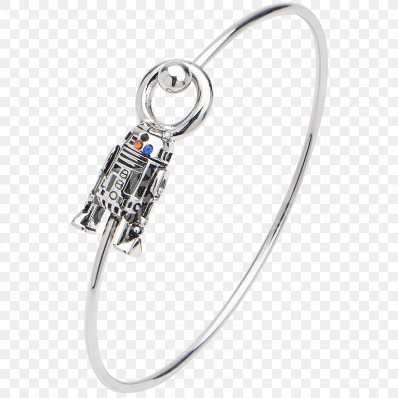 Jewellery R2-D2 Silver Charms & Pendants Clothing Accessories, PNG, 850x850px, Jewellery, Bangle, Body Jewellery, Body Jewelry, Bracelet Download Free