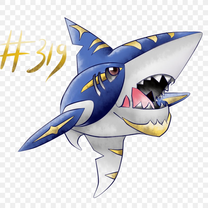 Shark Sharpedo Pokémon Drawing, PNG, 2000x2000px, Shark, Art, Automotive Design, Cartilaginous Fish, Cartoon Download Free