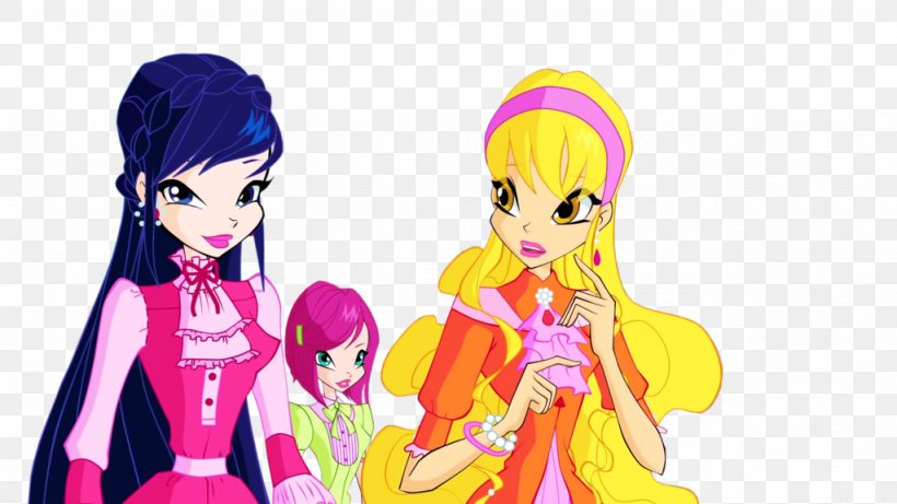 Stella Musa Aisha Tecna Winx Club, PNG, 1024x576px, Stella, Aisha, Animated Cartoon, Art, Barbie Download Free