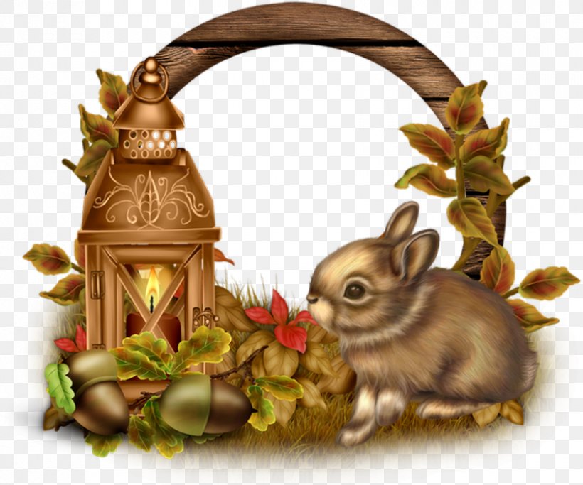 Domestic Rabbit Hare Easter Bunny, PNG, 840x700px, Domestic Rabbit, Autumn, Easter, Easter Bunny, Hare Download Free