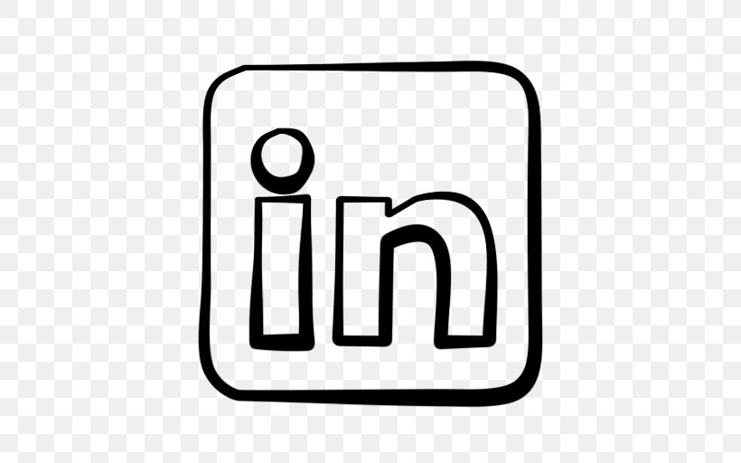 LinkedIn Desktop Wallpaper Drawing Clip Art, PNG, 512x512px, Linkedin, Area, Black And White, Brand, Drawing Download Free