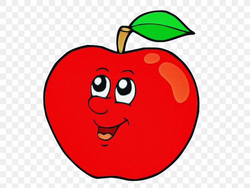 Apple Fruit Red Cartoon Bell Pepper, PNG, 960x720px, Apple, Bell Pepper, Cartoon, Food, Fruit Download Free