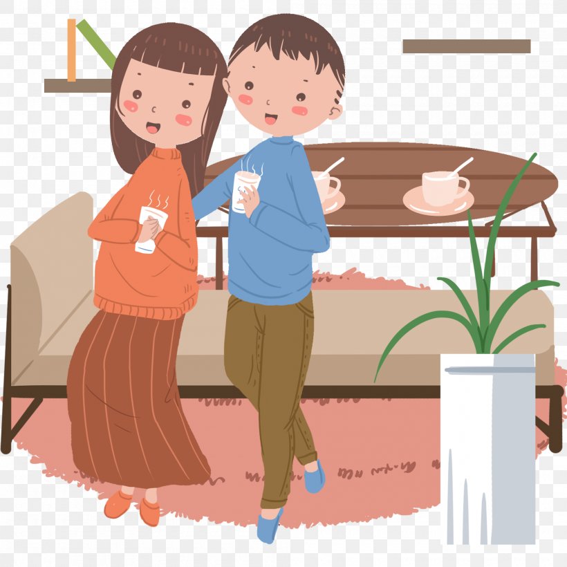 Illustration Tea Image, PNG, 2000x2000px, Tea, Art, Cartoon, Child, Couch Download Free