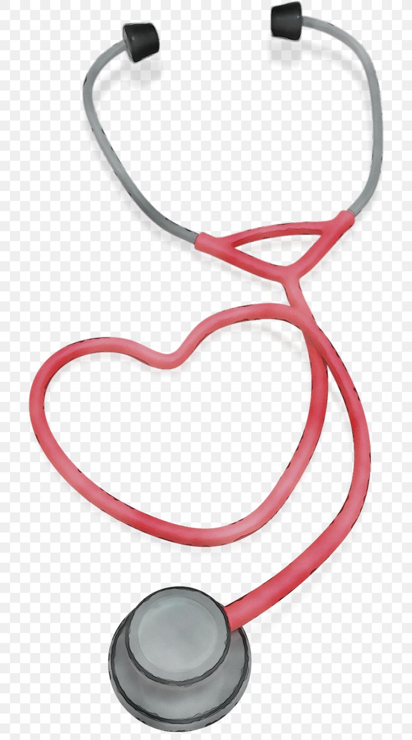 Stethoscope Cartoon, PNG, 714x1473px, Watercolor, Jewellery, Medical, Medical Equipment, Paint Download Free