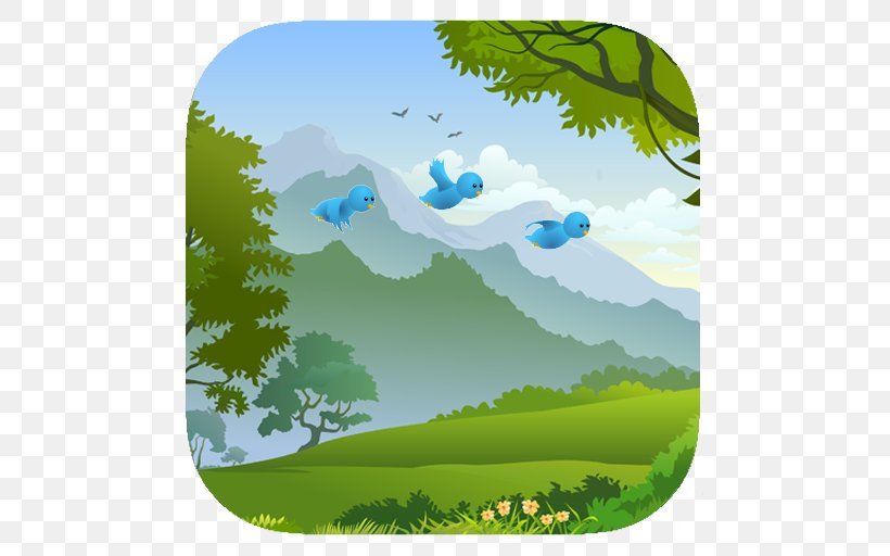 Tree Landscape, PNG, 512x512px, Tree, Biome, Branch, Cartoon, Daytime Download Free