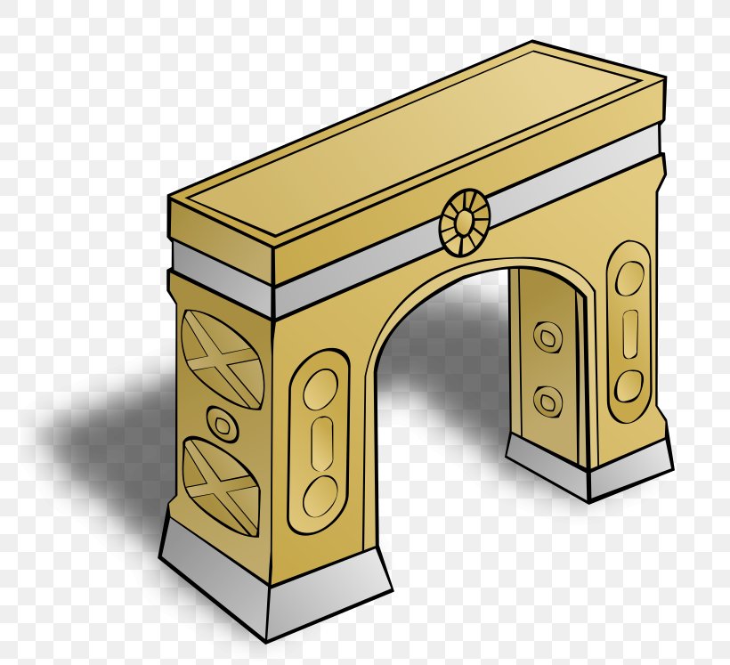 Arc De Triomphe Gateway Arch Clip Art, PNG, 774x747px, Arc De Triomphe, Arch, Drawing, Furniture, Gateway Arch Download Free