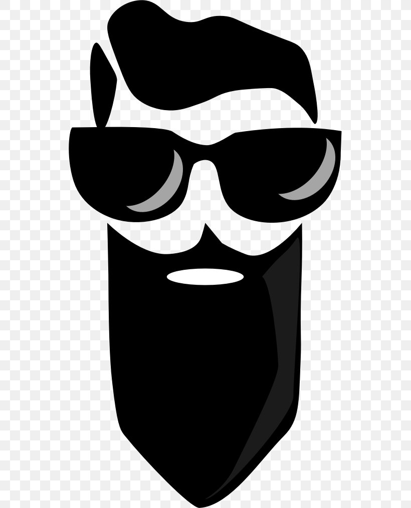 Clip Art Bearded Man #2 Image Vector Graphics, PNG, 545x1015px, Beard, Black, Black And White, Drawing, Eyewear Download Free