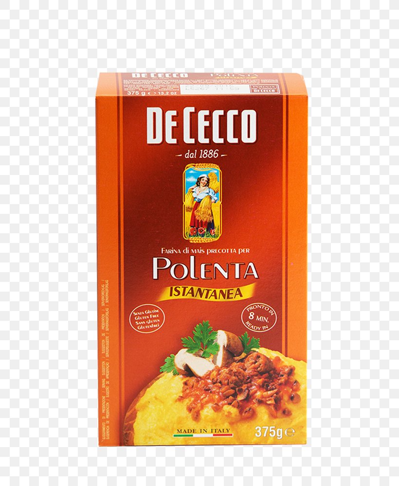 Polenta Pasta Flour De Cecco Food, PNG, 667x1000px, Polenta, Condiment, Convenience Food, Corn, Cornmeal Download Free