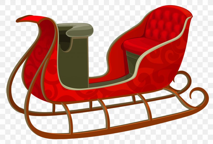 Sledding Santa Claus Clip Art, PNG, 5000x3396px, Sled, Chair, Christmas, Christmas Gift, Dog Sled Download Free