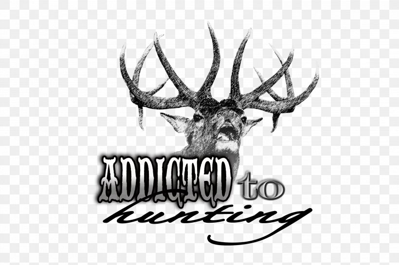 Bowhunting Deer Archery Knife, PNG, 3008x2000px, Bowhunting, Addicted, Antler, Archery, Black And White Download Free