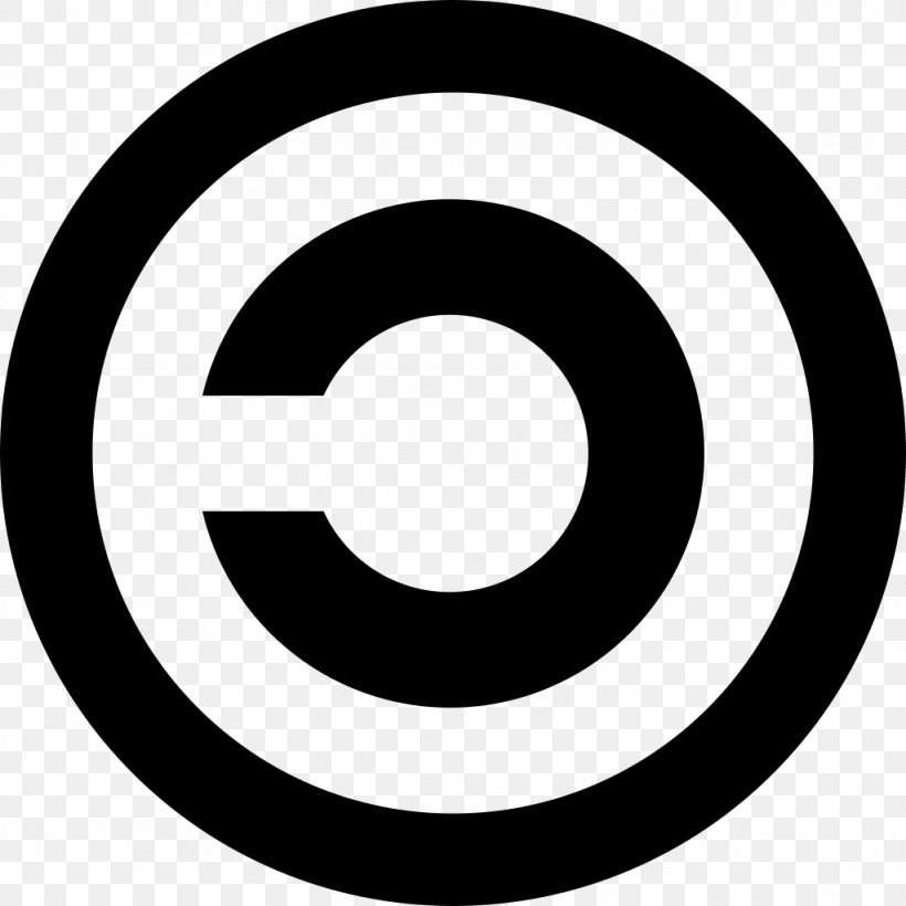 Copyleft Creative Commons Free Art License, PNG, 1024x1024px, Copyleft, Area, Black And White, Brand, Copyright Download Free