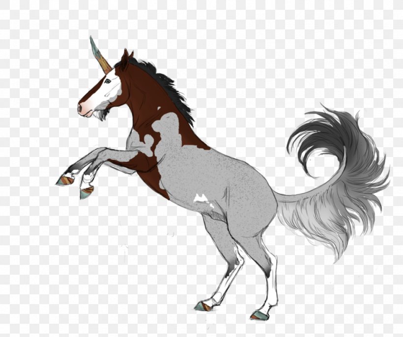 Mustang Stallion Unicorn Halter, PNG, 976x818px, Mustang, Cartoon, Colt, Fictional Character, Halter Download Free