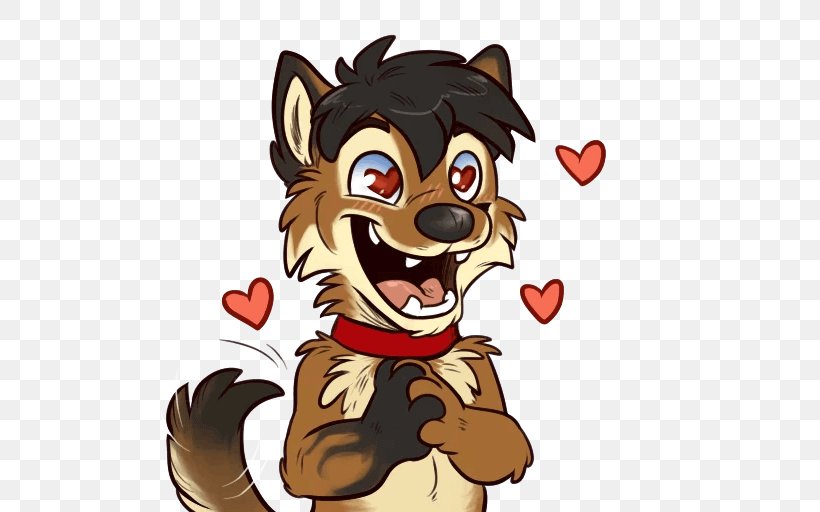 Canidae Telegram Cat Sticker Dog, PNG, 512x512px, 2017, Canidae, Animal, Bear, Carnivoran Download Free