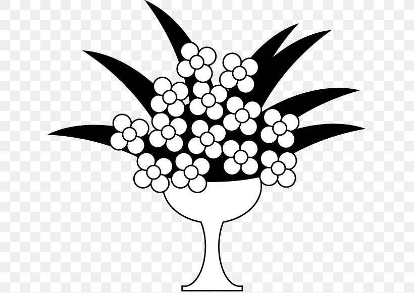 Line Art Flower Point Clip Art, PNG, 631x581px, Flower, Artwork, Black And White, Flora, Flowering Plant Download Free