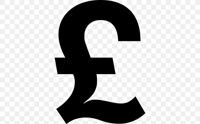 Pound Sign Pound Sterling Finance Money, PNG, 512x512px, Pound Sign, Black And White, Business, Currency, Currency Symbol Download Free