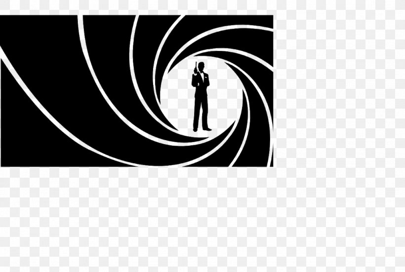 James Bond Film Series Logo, PNG, 1024x689px, James Bond, Artwork, Black, Black And White, Brand Download Free