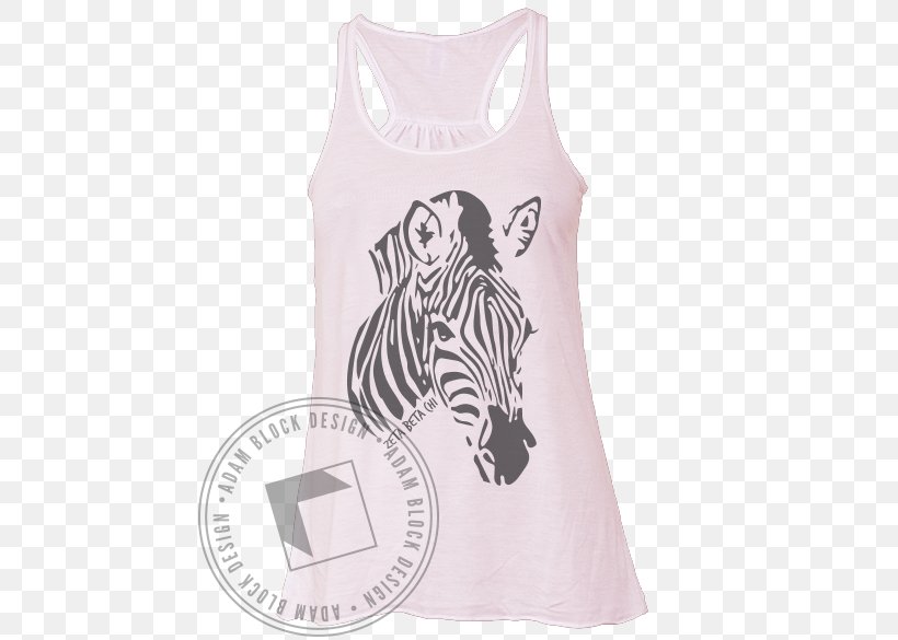 T-shirt Zebra Neck Sleeve Bag, PNG, 464x585px, Tshirt, Active Tank, Bag, Black, Clock Download Free
