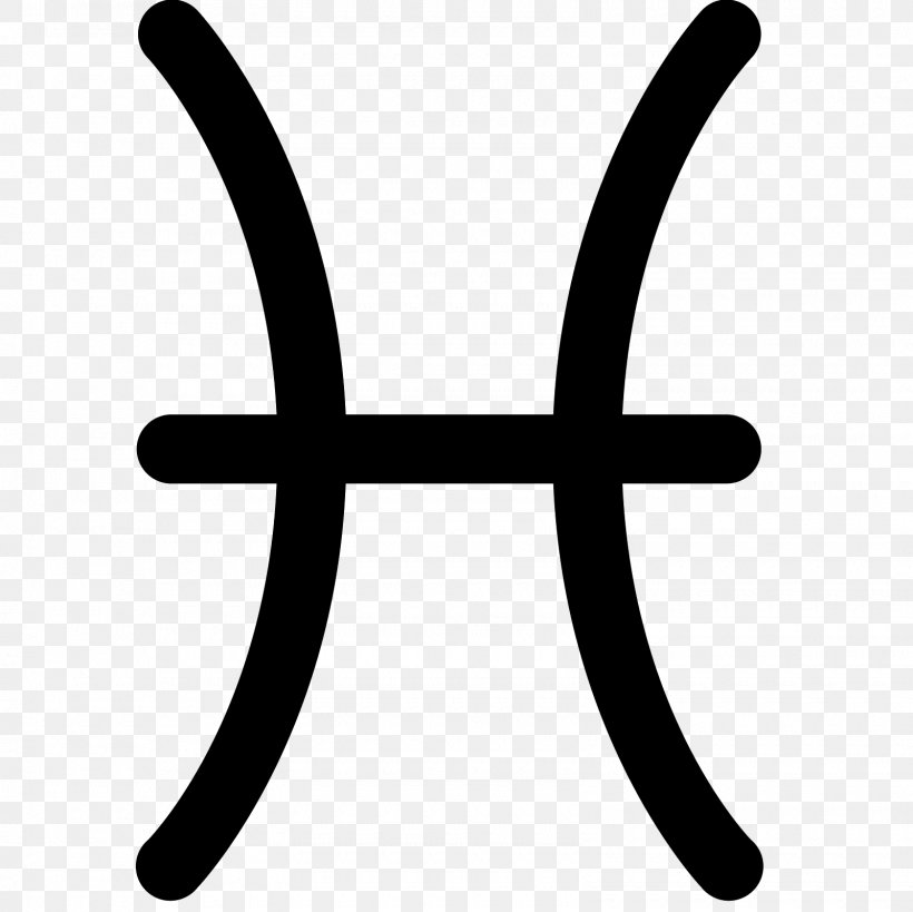 Pisces Astrological Sign Symbol Astrology Zodiac, PNG, 1600x1600px, Pisces, Astrological Sign, Astrological Symbols, Astrology, Black And White Download Free