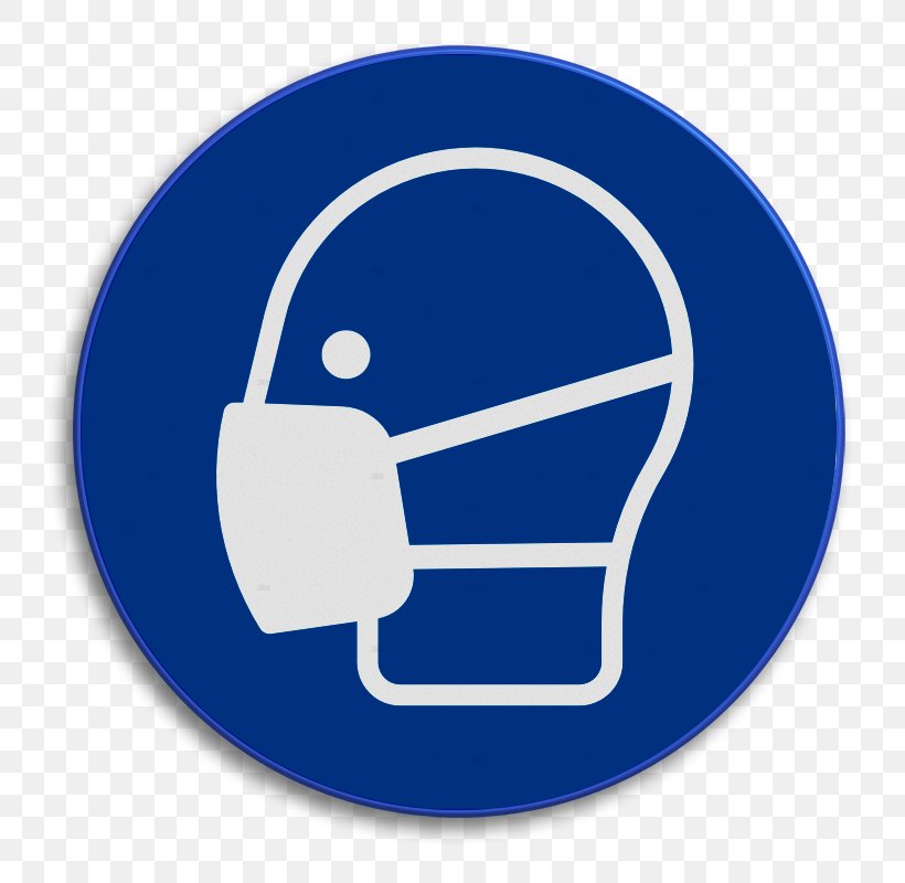 Face Shield Dust Mask Personal Protective Equipment Sign, PNG, 800x800px, Face Shield, Blue, Clothing, Communication, Coshh Download Free