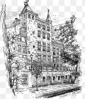 Estate Blackandwhite - Architecture Tree PNG