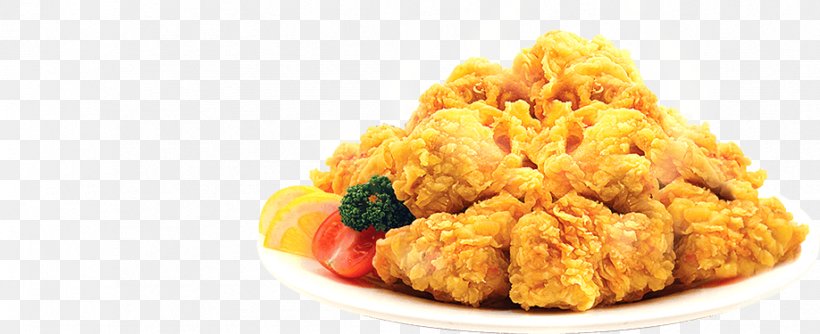 Chicken Nugget Fried Chicken Tempura Vegetarian Cuisine, PNG, 918x375px, Chicken Nugget, Batter, Chicken, Chicken As Food, Crispy Fried Chicken Download Free
