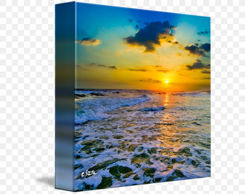 Picture Frames Sunset Eszra Horizon Sea, PNG, 606x650px, Picture Frames, Art, Calm, Eszra, Horizon Download Free