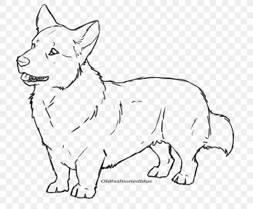 Dog Breed Pembroke Welsh Corgi Cardigan Welsh Corgi Line Art Blue Lacy, PNG, 982x814px, Dog Breed, Animal Figure, Art, Artwork, Black And White Download Free