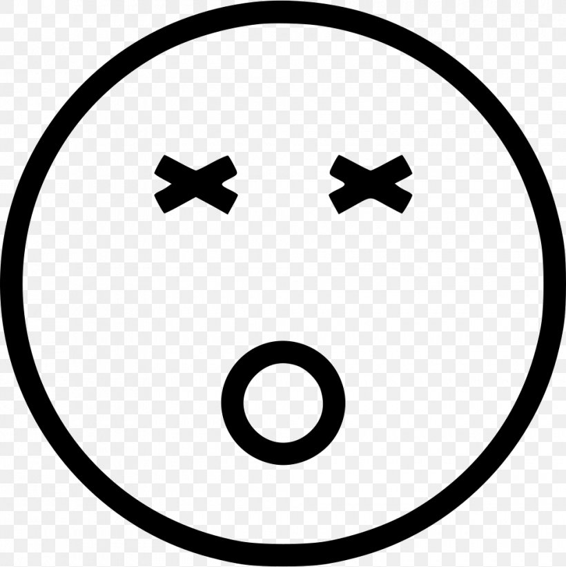 Emoticon Smiley Face, PNG, 980x982px, Emoticon, Area, Black, Black And White, Emoji Download Free