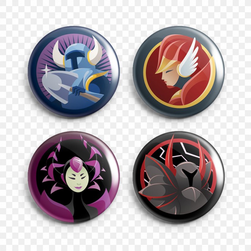 Shovel Knight Button Pin Badges Shield Knight, PNG, 1024x1024px, Shovel Knight, Badge, Button, Chair, Clothing Accessories Download Free
