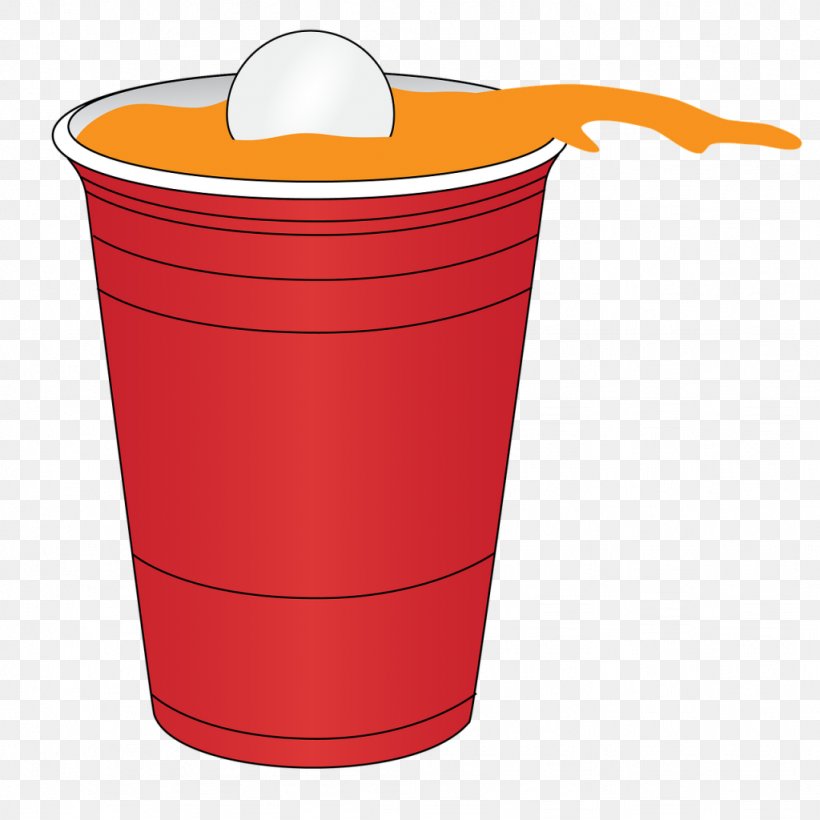 Beer Pong Ping Pong Drinking Game, PNG, 1024x1024px, Beer, Alcoholic Drink, Beer Pong, Cup, Drink Download Free