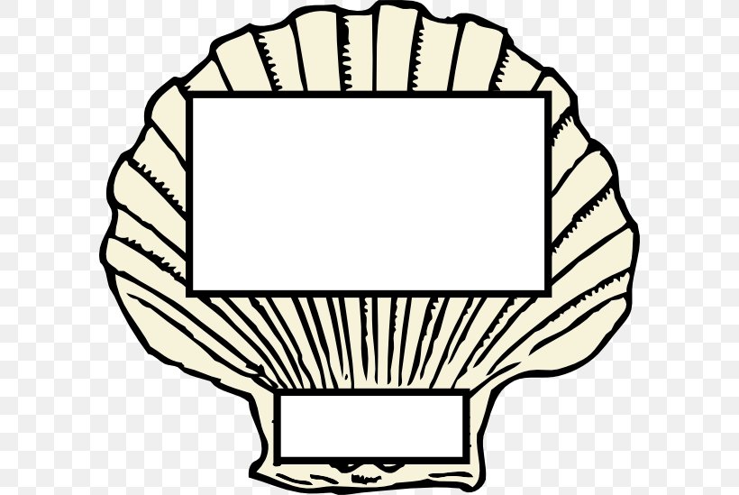 Clam Seashell Free Content Clip Art, PNG, 600x549px, Clam, Artwork, Black And White, Drawing, Facebook Download Free