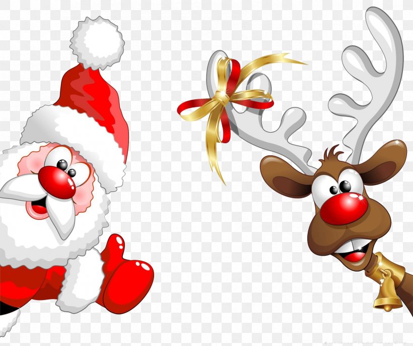 Santa Claus Reindeer Clip Art, PNG, 1707x1430px, Santa Claus, Christmas, Christmas Decoration, Christmas Ornament, Deer Download Free