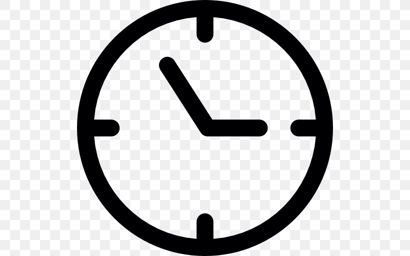 Alarm Clocks Timer, PNG, 512x512px, Clock, Alarm Clocks, Area, Black And White, Font Awesome Download Free