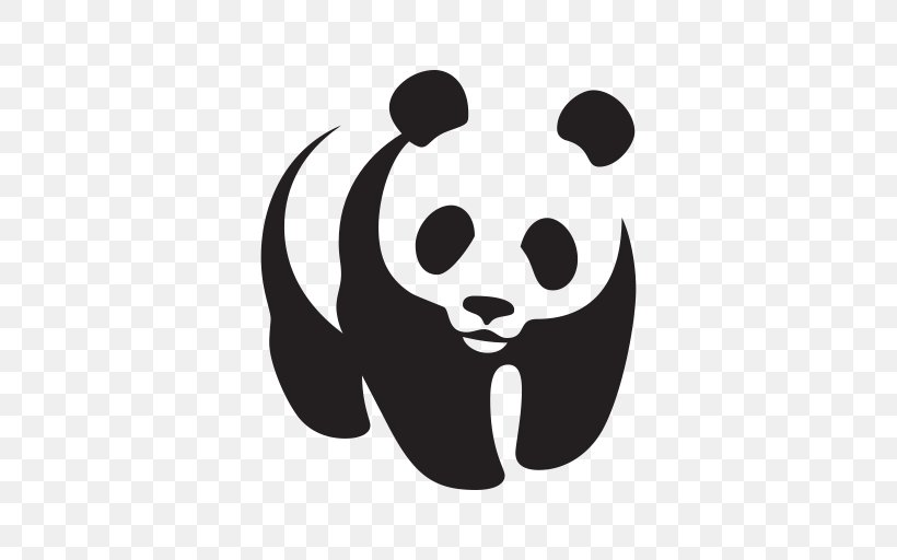 Giant Panda World Wide Fund For Nature Bear Clip Art Decal, PNG, 512x512px, Giant Panda, Animal, Bear, Black, Black And White Download Free
