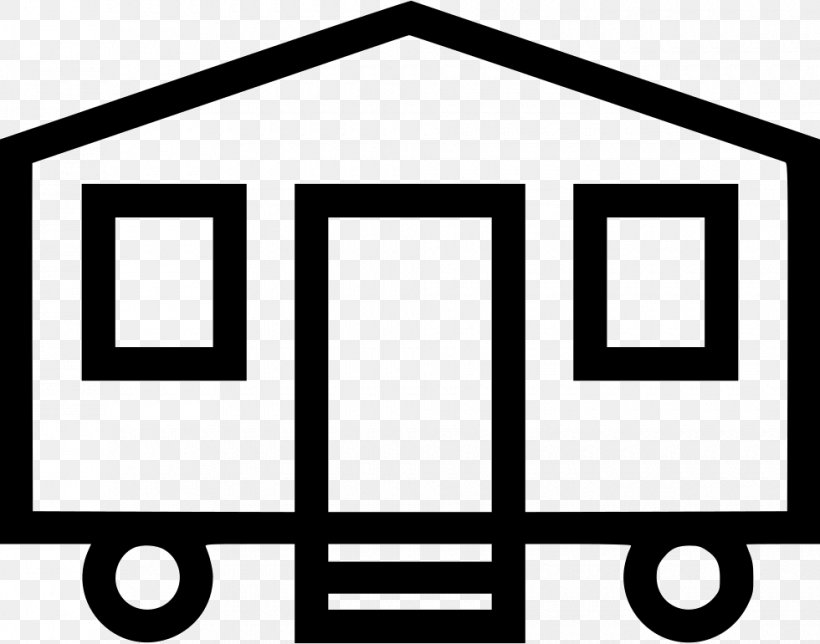 Clip Art Mobile Home, PNG, 980x770px, Mobile Home, Area, Black And White, Brand, Campervans Download Free